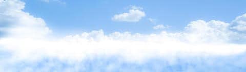 Image of clouds depicting heaven and eternal life